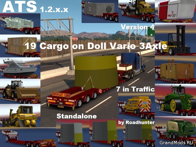 Doll Vario 3 Axle Trailer Pack 4.0